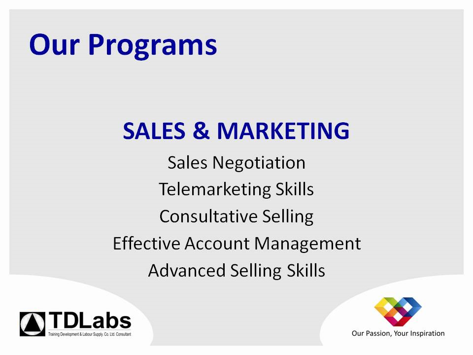Sales & marketing